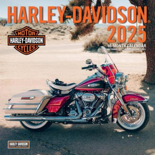 Harley-Davidson 12x12 2025 16-Month Calendar--September 2024 through December 2025