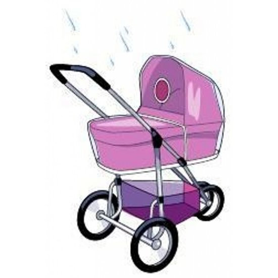 Babsana Regenhoes Voor Kinderwagen - Transparant