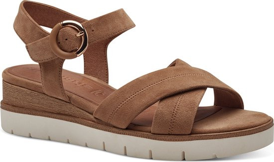 Tamaris Core - maat 39 - Dames Sandalen - CAMEL