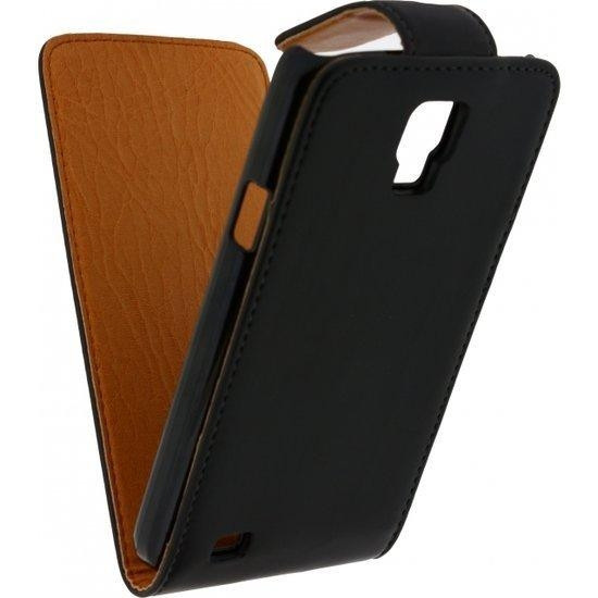 Xccess Leather Flip Case Samsung I9295 Galaxy S4 Active Black