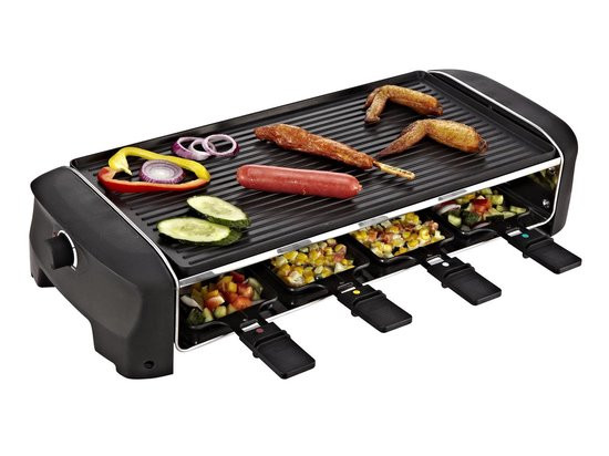 Princess Gourmetstel 162840 - Raclette Grill and Teppanyaki Party - 8 personen