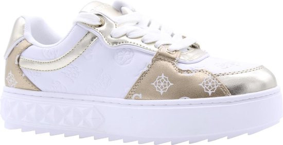 Guess - Maat 40 - Fiena Lage Dames Sneakers -White Gold