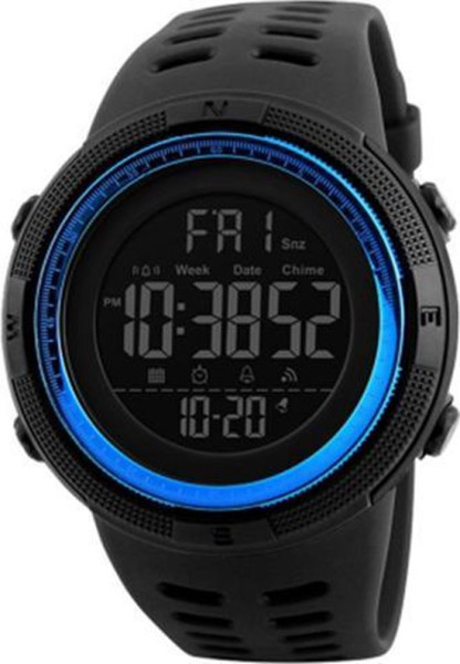 SKMEI Heren horloge 40 mm - Blauw