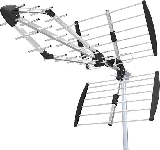 Nedis Buitenantenne - UHF - Ontvangstbereik: ≥50 km - LTE700 - Versterking: 13.5 dB - 75 Ohm - Anten