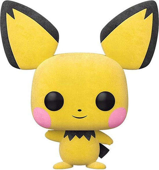 Funko Pop #579 Games: Pokémon - Pichu Flocked (Exc) - Smartoys Exclusive limited edition