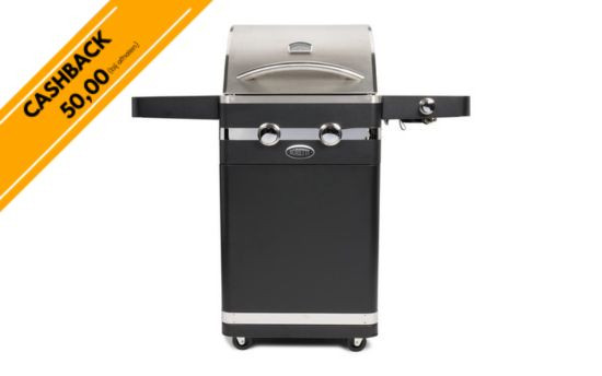 Boretti - Buitenkeuken - Bernini Nero - 2-branders - zwart - gas barbecue