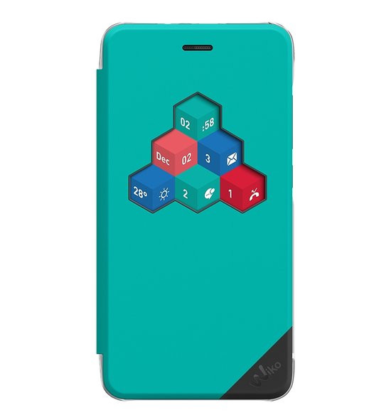 Whirlpool humor troon Wiko view cover voor Wiko Lenny 3 - turquoise | DGM Outlet