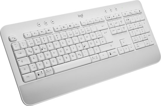 Logitech Signature K650 - Draadloos Toetsenbord - DE QWERTZ - Off White