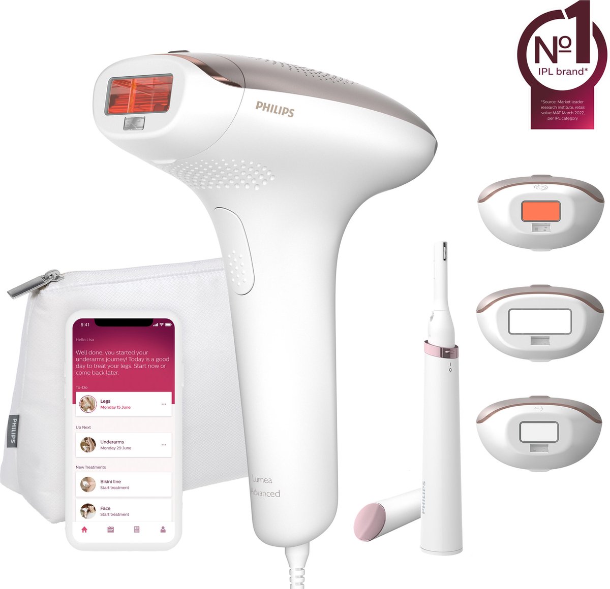 Philips Lumea Advanced 7000 series BRI923/00 - IPL Ontharingsapparaat