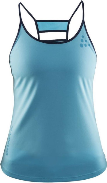 Craft maat S breakaway singlet w - Sportshirt - Dames - Sea/Dark Grey Melange