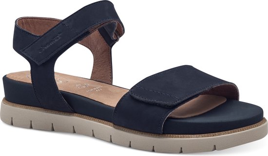 Tamaris COMFORT Essentials - maat 41 - Dames Sandalen - NAVY NUBUK