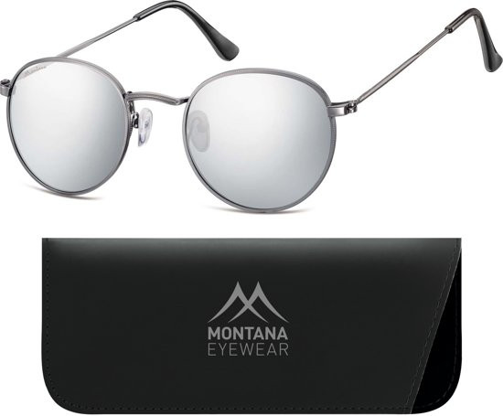 Montana - MS92 - Zonnebril - Rond - Gunmetal - Lensbreedte 49mm