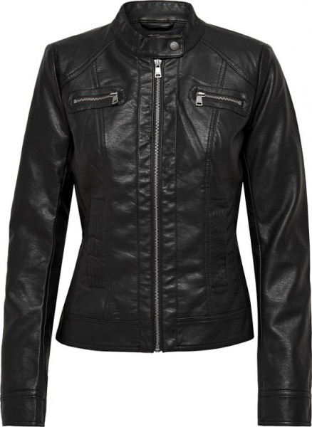 Only - Maat XL (42) - Bandit Faux Leather Dames Jas