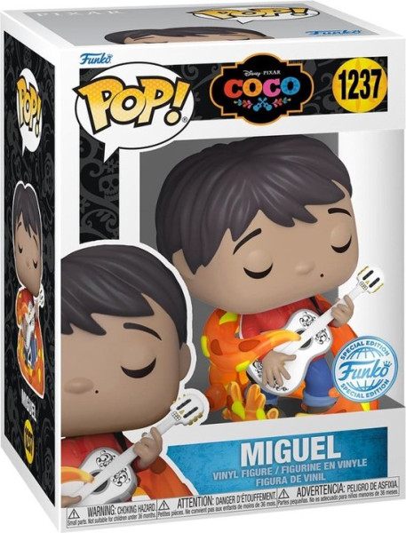 Funko Pop #1237 Disney Pixar: Miguel w/ Guitar (Glow) Special Edition