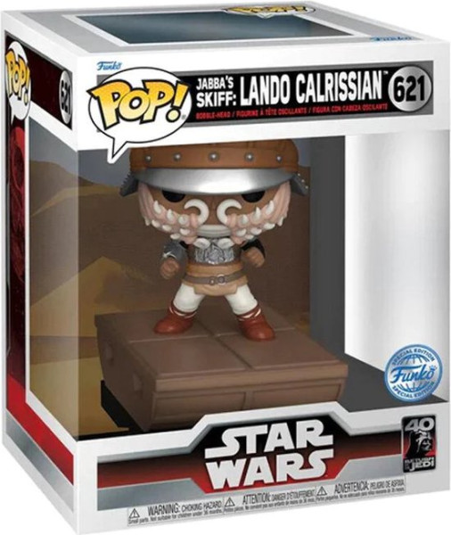 Funko Pop #621 Star Wars: Return of the Jedi - Lando Calrissian on Jabba's Skiff Deluxe Exclusive