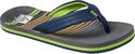 Reef Kids Ahi - Maat - 19/20 - Jongens Slippers - Stripe Green