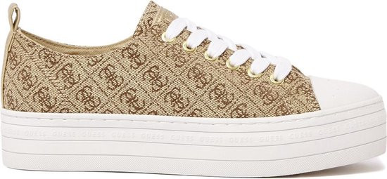 Guess Brigs 5 Active Lady - Maat 39 - Dames Sneakers - Beige-Bruin