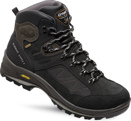 Grisport Everest Mid - maat 46 - Wandelschoenen Unisex - Black