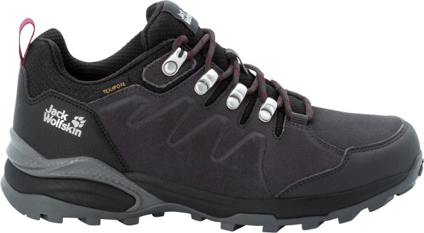 Jack Wolfskin Refugio Texapore Low - maat 40 - Wandelschoenen - Dames Dark Steel / Purple