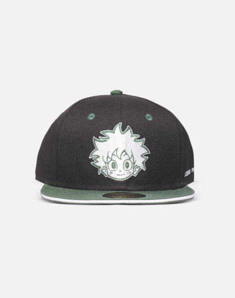 My Hero Academia - MHA Snapback Pet - Zwart-Groen Cap