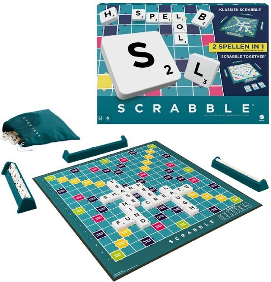 Scrabble Together - Bordspel - Twee spellen in een