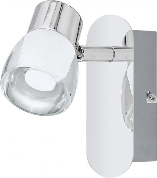 EGLO Perito - Spot - 1 Lichts - LED - Chroom - Helder, Gesatineerd