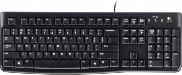 Logitech K120 - Toetsenbord - QWERTY US ANSI - Zwart