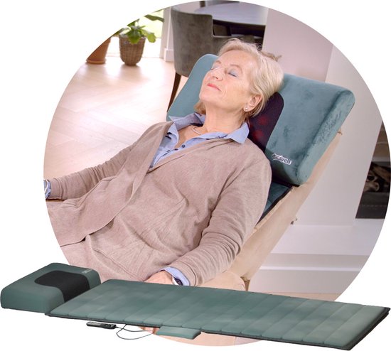 Onbekend eZwell Remedy Massage System - Massagekussen - Shiatsu - Warmtetherapie - Deluxe