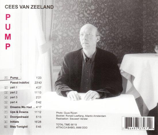 Cees van Zeeland - Orkest de Volhardin - Pump (CD)