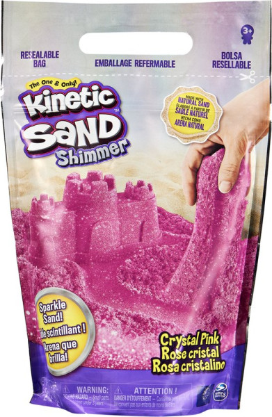 Kinetic Sand - Kristalroze Natuurlijk Glinsterend Zand - 907 g origineel kinetisch zand - Sensorisch