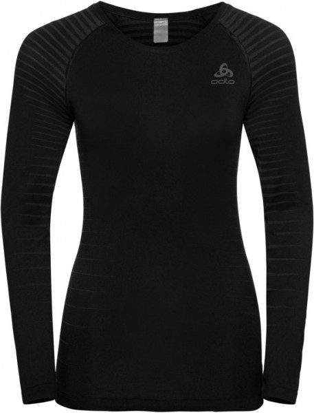 Odlo Suw Top Crew Neck L/S Performance Light Sportshirt Dames - Black