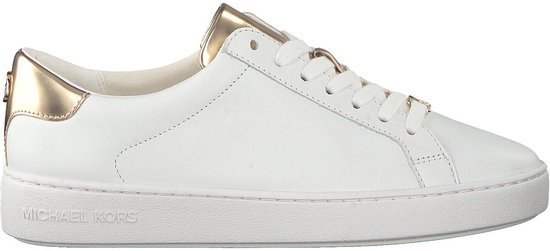 Michael Kors Irving -maat 39- Lace Up Dames Sneaker - Opt/Plgold