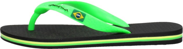 Ipanema - Maat 27/28 - Classic Brasil Kids Slippers - Green/Yellow