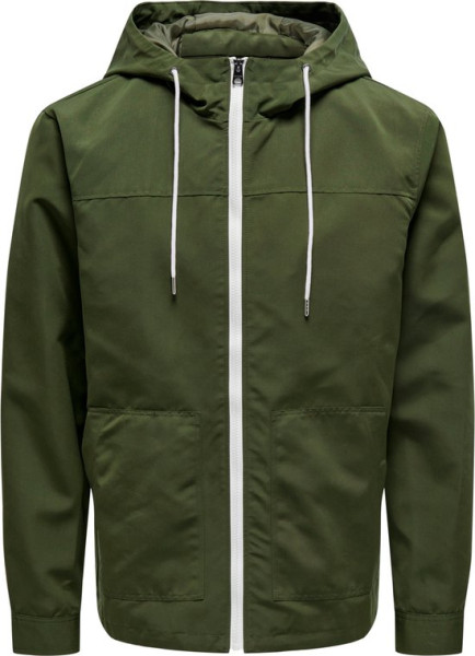 ONLY & SONS - Maat L - ONSMATT HOOD JACKET OTW VD Heren Jas