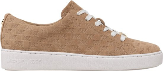 Michael Kors - Maat 36 - Keaton Lace Up Dames Sneakers Laag - Camel