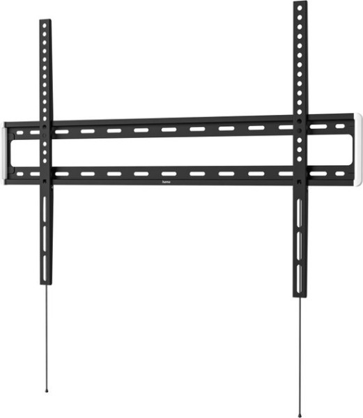 Hama Tv-muurbeugel, vast, 254 cm (100") tot 75 kg, afstand tot de muur 2,1 cm