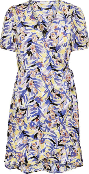 ONLY Maat M NLALBERTA S/S WRAP DRESS WVN Dames Jurk