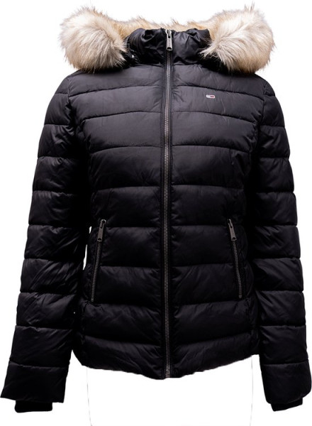 Tommy Jeans Maat L TJW Essential Hooded Jacket - Zwart