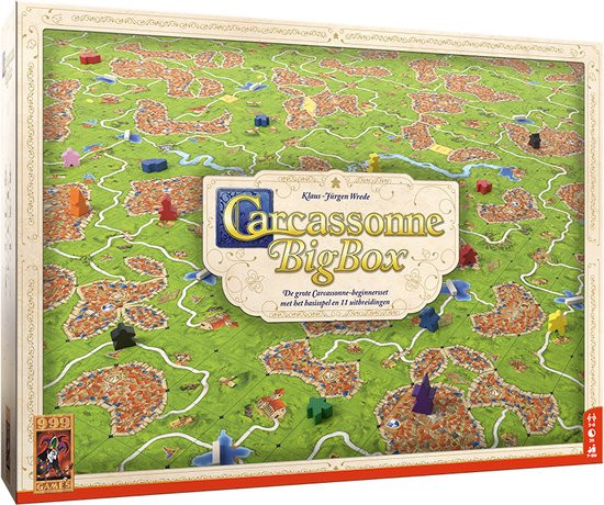 999 Games - Carcassonne Big Box 3 - Bordspel - met 11 uitbreidingen