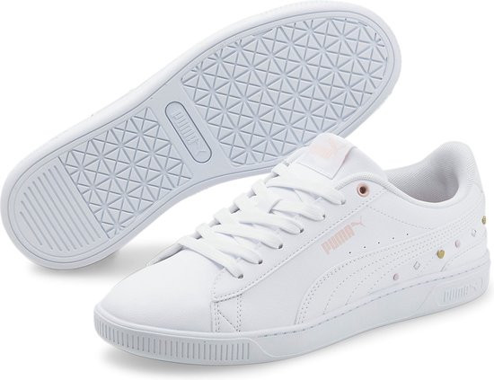 PUMA Vikky v3 -maat 38- Galentines Dames Sneakers - White Chalk Pink