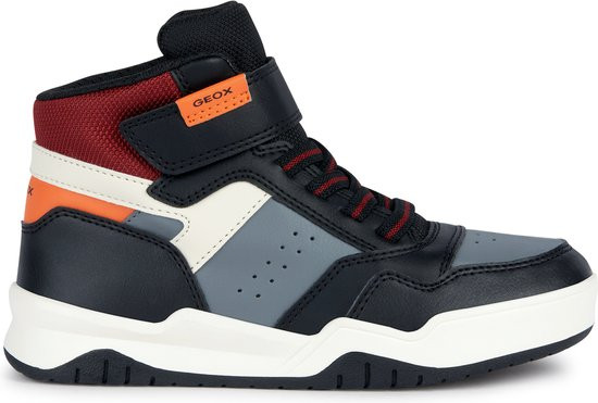 GEOX J PERTH BOY - maat 28- Unisex Sneakers - BLACK/ORANGE