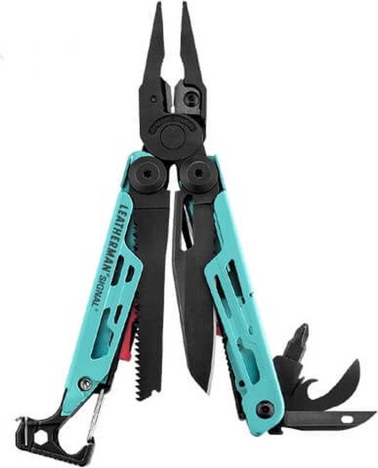 Leatherman Signal multitool - 19 functies - grijs - kamperen