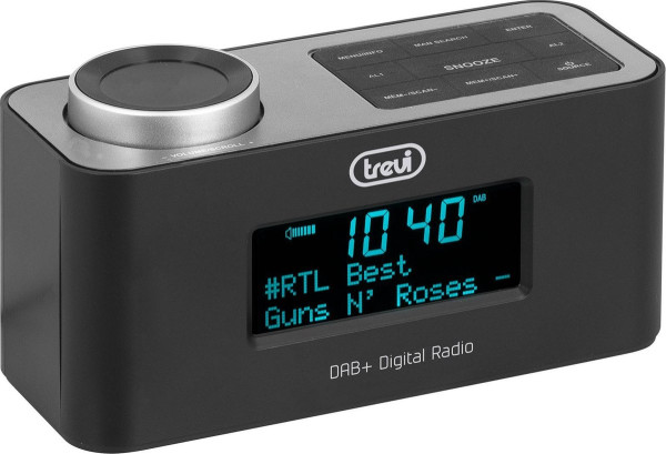 Digitale klokradio, DAB / DAB + - Trevi RC 80D6, zwart