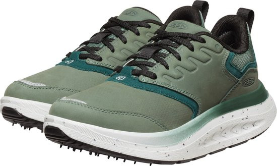 Keen WK400 -maat 40- Leather Dames Wandelschoenen Dark Forest/Sea Moss