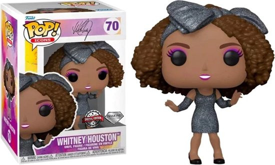 Funko Pop #70 Funko Pop! Icons Whitney Houston Diamond Exclusive