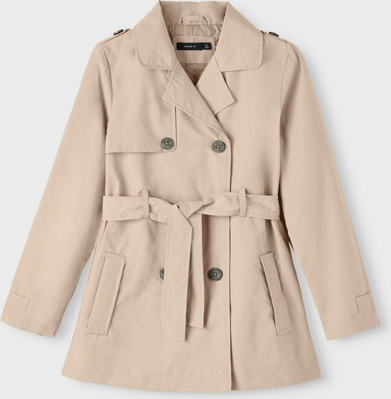 NAME IT - Maat 146 - NKFMAIYO TRENCH COAT Meisjes Jas