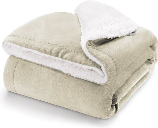 Blumtal Fleece Deken - Sherpa - 150x200 - Zand