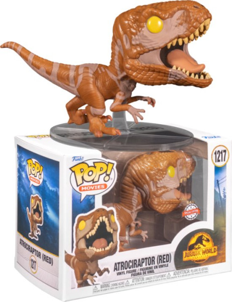 Funko Pop #1217 Jurassic World - Atrociraptor Red Exclusive