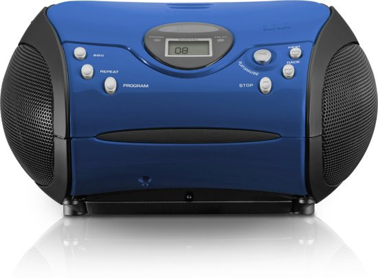 Lenco SCD-24 - Radio/CD-speler - Blauw/Zwart