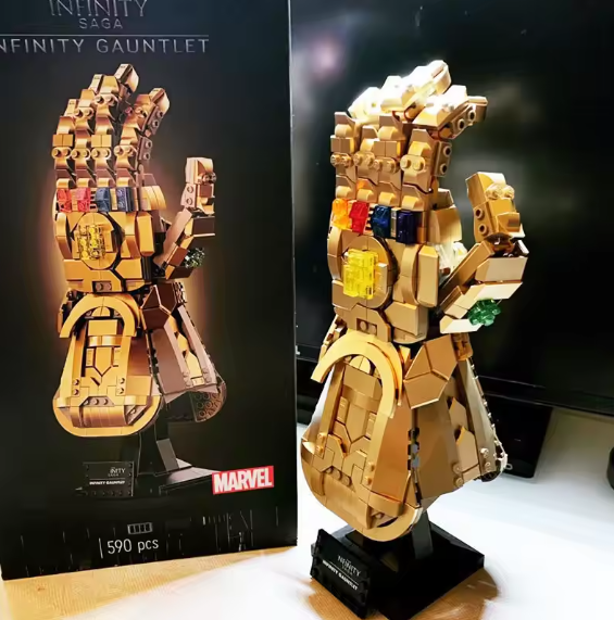 590pcs Thanos handschoen avengers 590 stukken niet origineel